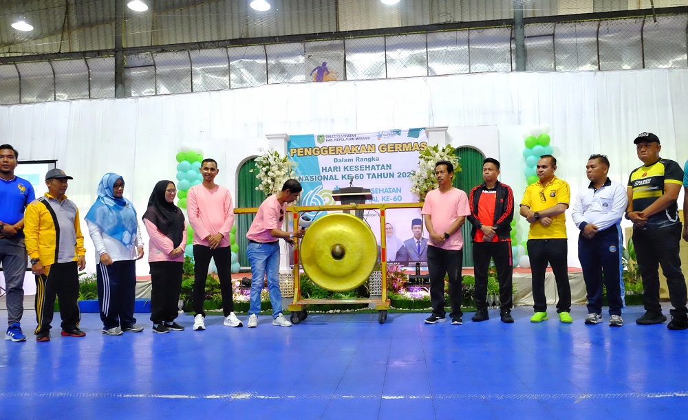 Sempena HKN ke-60, Dinas Kesehatan Kepulauan Meranti Gelar Germas dan Launching ILP