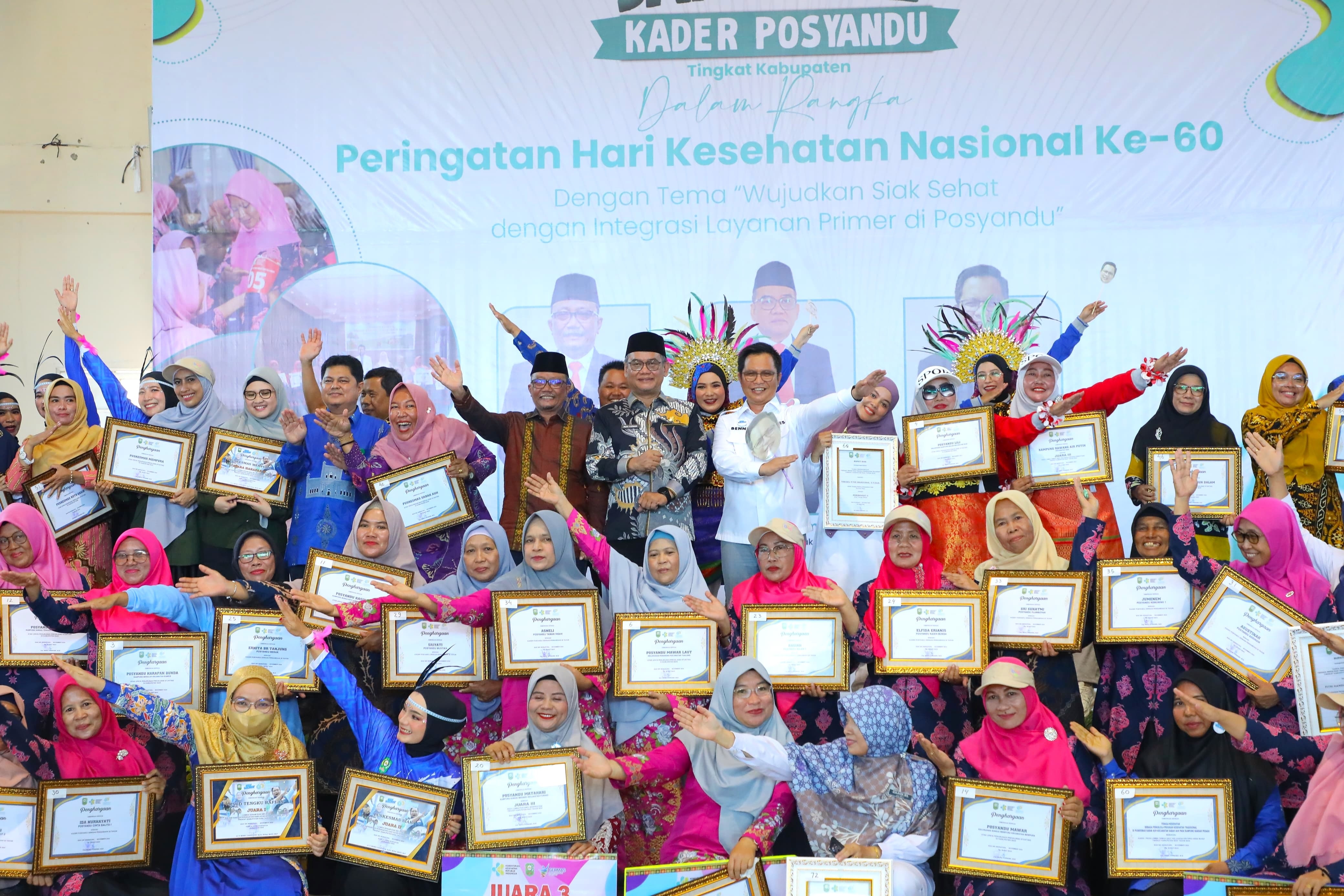 Pjs Bupati Hadiri Puncak HKS ke-60 tahun 2024 Tingkat Kabupaten Siak