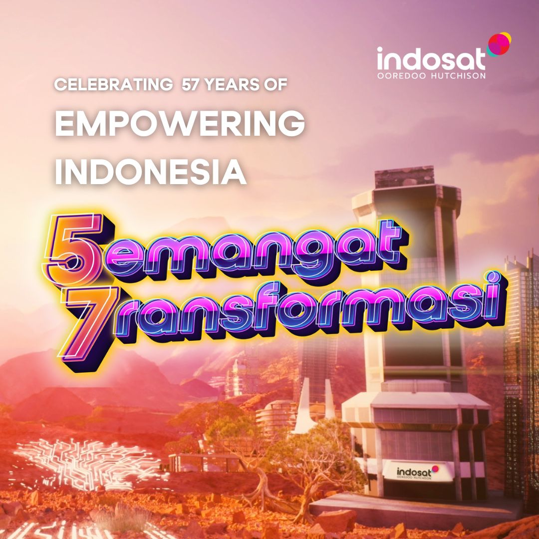 57 Tahun Berkiprah di Industri Telekomunikasi, Indosat Tegaskan Komitmen Bertransformasi Menuju AI T