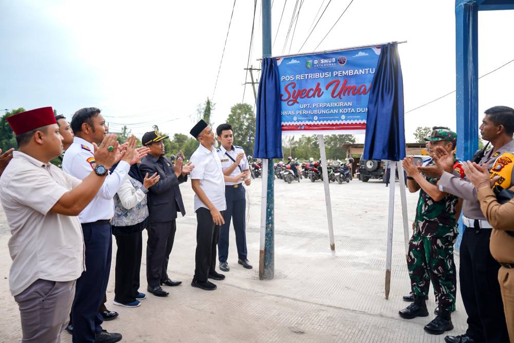 Wako Paisal Resmikan Pos Retribusi Pembantu Syech Umar