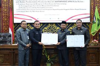 Pjs Wali Kota Dumai Apresiasi Kerja Tuntas Pansus B DPRD