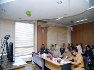 Dipimpin Mendagri, Pj Sekda Kampar Ikuti Sosialiasi Bencana HidrometereologiÂ 