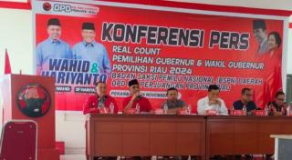 Real Count PDIP di Pilgub Riau, Kaderismanto: Raih 44 Persen, Gubernurnya 44 tahun..