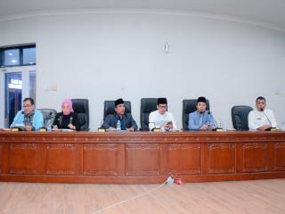 Pj Sekda Kampar dan Ketua DPRD Ikuti Sosialisasi Pencegahan Korupsi di Wilayah Kabupaten Kampar
