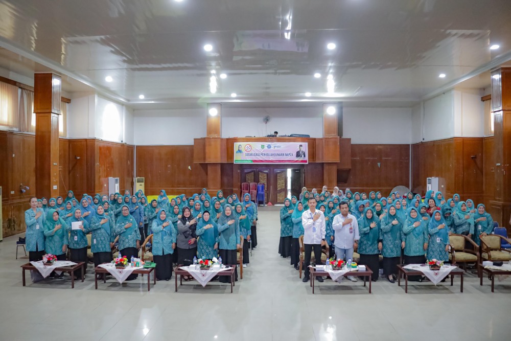 Dinkes dan TP PKK Dumai Gelar Sosialisasi Penyalahgunaan Napza