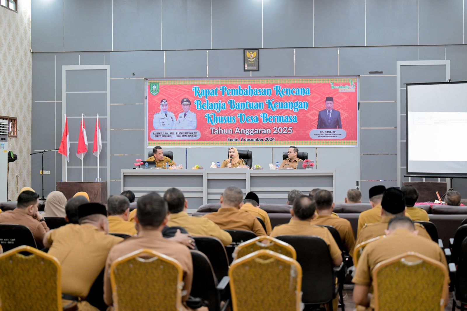 Pemkab Bengkalis Bahas Dana Bermasa 1 Miliar 1 Desa/Kelurahan dan KecamatanÂ