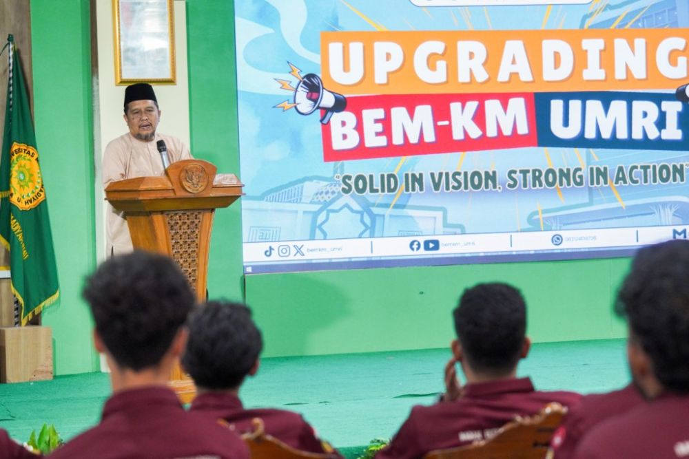 Rektor Ajak Pemimpin Muda UMRI Praktikkan Kepemimpinan Berbasis Cinta dan Seni