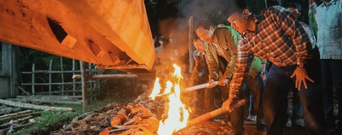 Bupati Kuansing Layur Jalur Nago Sati Paboun