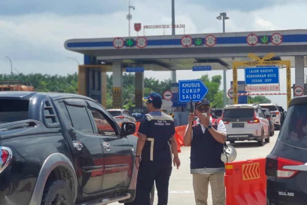 Lonjakan Pengguna Jalan Tol Pekanbaru-Dumai Capai 37.101 Kendaraan Selama Libur Nataru
