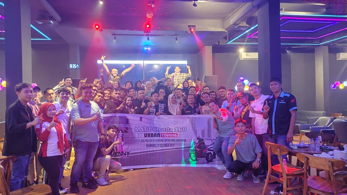 Matic Honda 160 Urban Touring: Kolaborasi Seru Komunitas Pecinta Matic di Pekanbaru