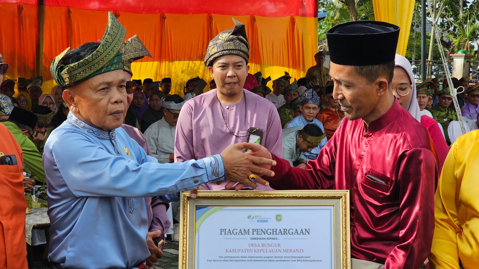 Momen HUT Kabupaten Kepulauan Meranti ke-16, BPJS Ketenagakerjaan Dumai Salurkan Santunan JKK JKmÂ