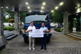 Lanud Roesmin Nurjadin Terima Hibah Truk dari Bank Indonesia Riau