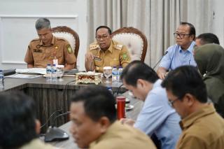 Pemprov Riau Lakukan Rapat Rancangan Program Optimalisasi Produksi Padi Riau