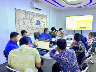 Kerjasama Hibah Aplikasi, Tim IT Diskominfosan Kampar Asistensi Teknis ke Sumedang