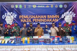 Bea Cukai Tembilahan Musnahkan Barang Milik Negara Senilai Rp 3,8 Miliar
