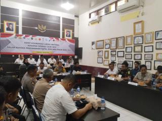 Hadapi Natal danTahun Baru 2025. Polres Kampar Gelar Rapat Operasi Lilin
