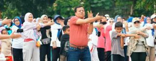 Bupati Kuansing Launching CFD Sempena Hari Ibu