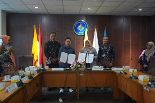 PJ. Bupati Inhil Teken MoU Pembibitan Aparatur Statistika dengan STIS