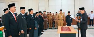 Bupati Kuansing Diwakili Pj Sekda Lantik Sejumlah Pejabat