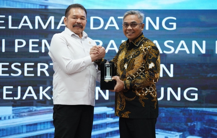 Kejaksaan Agung - KPK Bertemu Membahas Komitmen Pemberantasan Korupsi