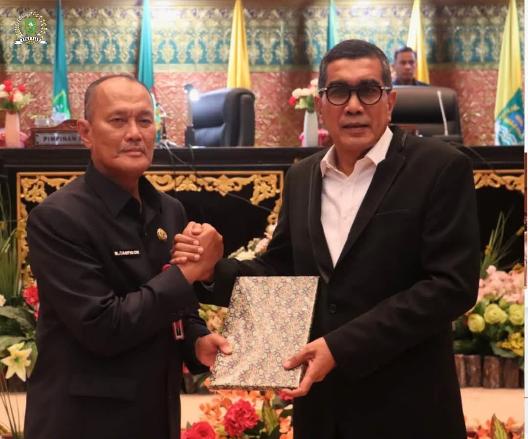 DPRD Riau Gelar Paripurna Pendapat Gubernur Terhadap Ranperda Penyelenggaraan Perhubungan