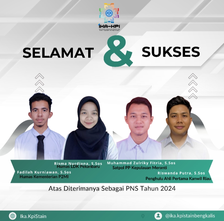 4 Mahasiswa Jurusan Dakwah dan Komunikasi Islam STAIN Bengkalis Lulus Tes CPNS