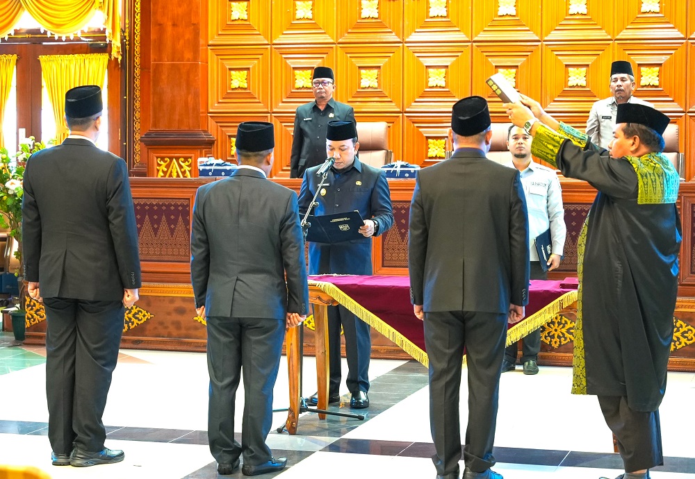 Wabup Husni Lantik Tiga Pejabat Pimpinan Tinggi Pratama