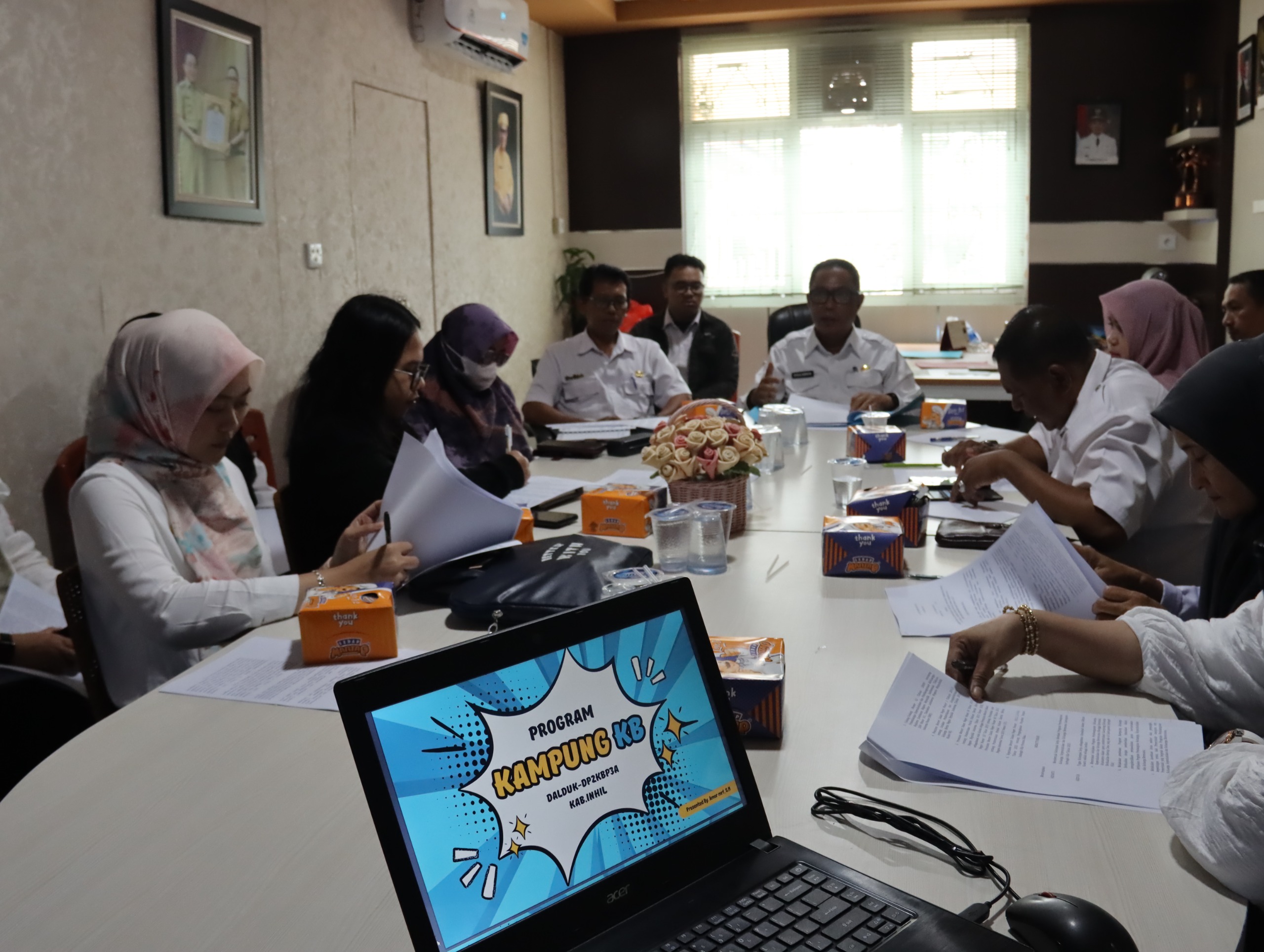 Pembentukan Pengurus Tim Pokja Kampong KB Tingkat Kabupaten Indragiri Hilir