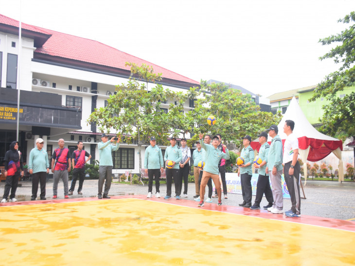 40 OPD dan Instansi Vertikal Ramaikan Kejuaraan Bola Voli Hari Jadi Kabupaten Kampar ke-75