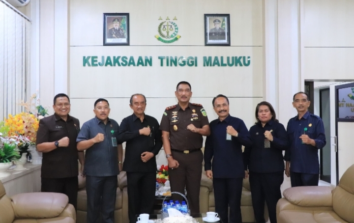 Ketua Pengadilan Tinggi Ambon Berkunjung ke Kajati Maluku