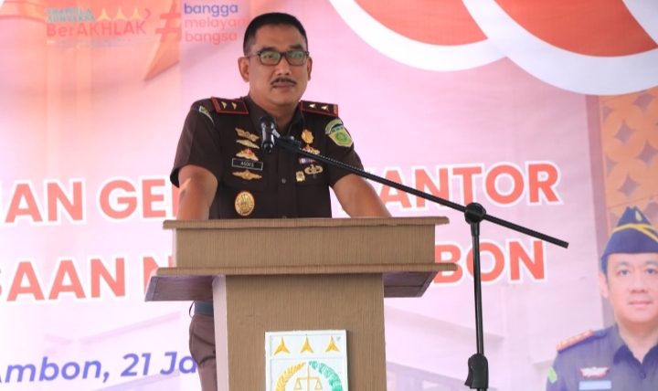Resmikan Kantor Kejari Ambon, Kajati Maluku: Apresiasi Kinerja JajaranÂ