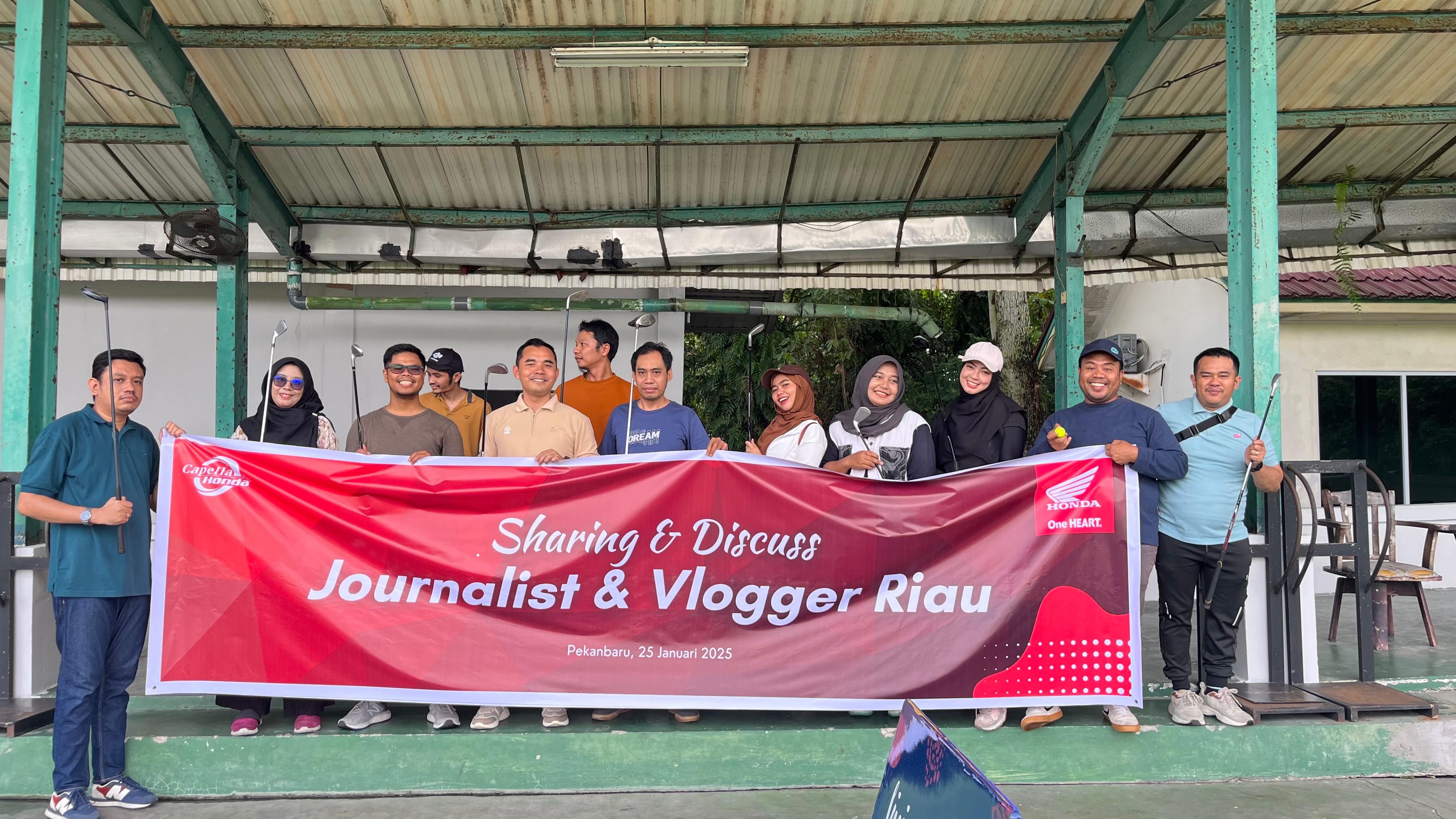 Eratkan Silahturahmi, Capella Honda Ajak Jurnalis dan Vlogger Main Golf