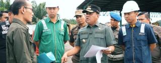 Sidak PT GSL, Bupati Kuansing akan Tindak Tegas Perusahaan yang Tidak Taat Aturan