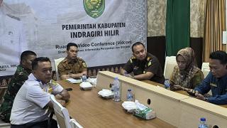 Pj Bupati Inhil Ikuti Rapat Koordinasi Pengendalian Inflasi Daerah Tahun 2025