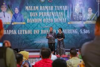 Wako Paisal Sambut Hangat Dandim 0320 Dumai Letkol Inf. Ronald Manurung