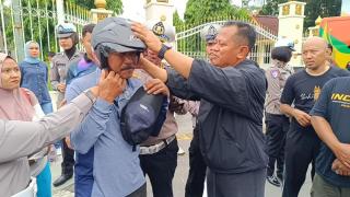 Dirlantas Polda Riau Edukasi Keselamatan Berlalu Lintas di CFD Pekanbaru
