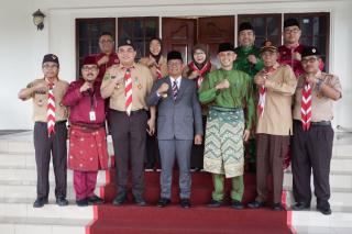 Pj Gubri Rahman Hadi Siap Dukung Penuh Kegiatan Pramuka Kwarda Riau