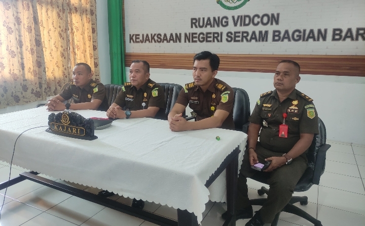 Plt. Kajari SBB Ikuti Vidcon MoU Antara Jaksa Agung RI, Polri KPK RI, BAPPISUS dan Kemendagri RI