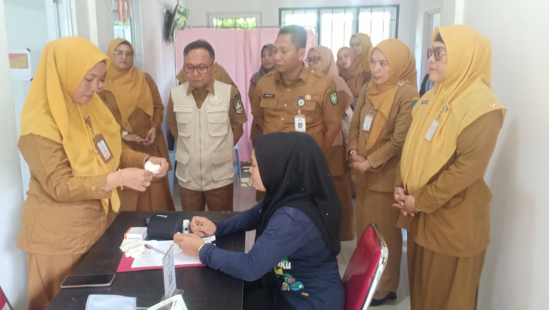 Sekda Bengkalis Tinjau Pemeriksaan Kesehatan Gratis Hari Ulang Tahun
