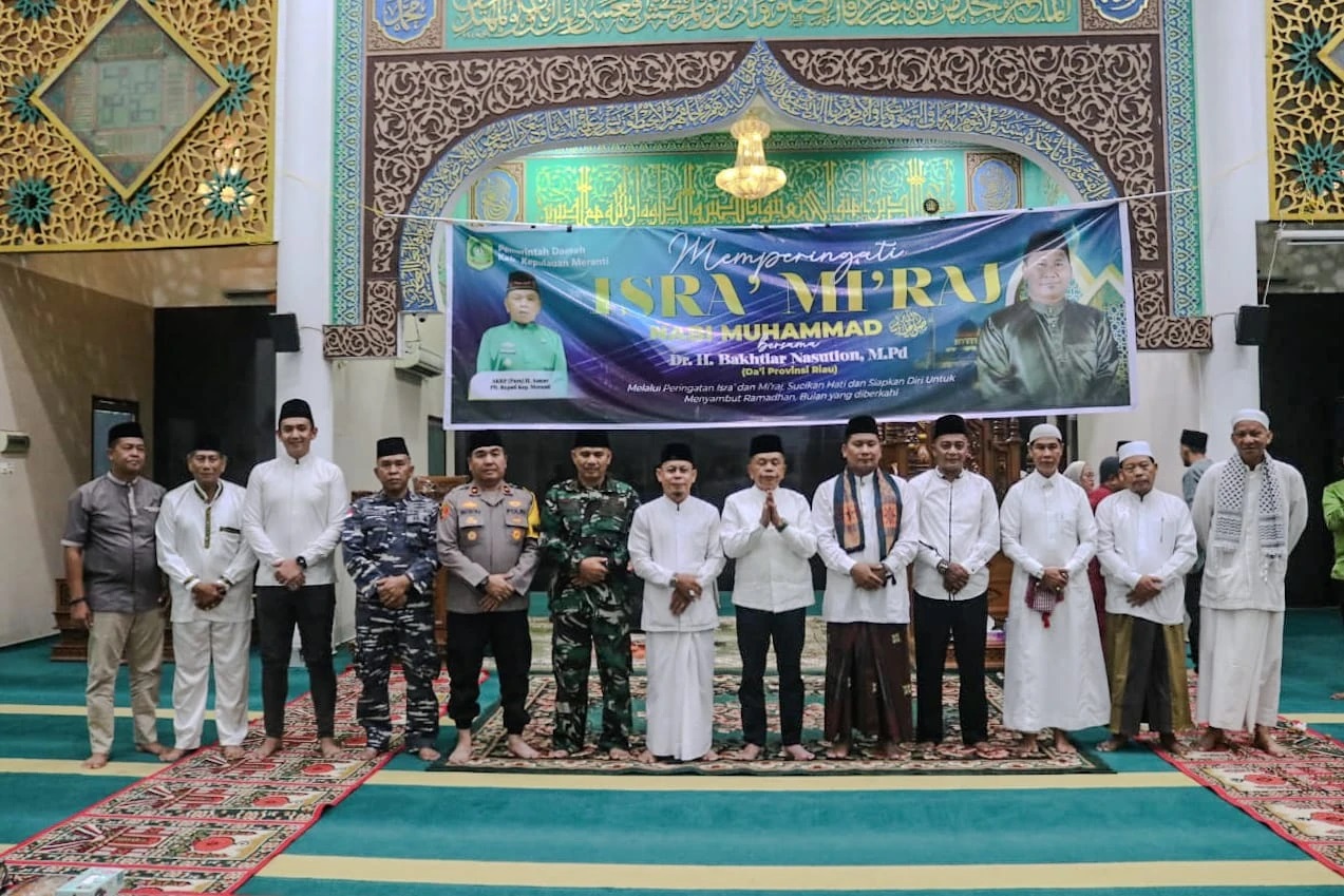Pemkab Meranti Gelar Peringatan Isra Mikraj di Masjid Agung Darul Ulum