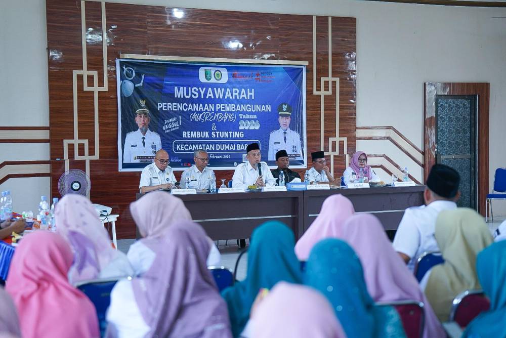 Buka Musrenbang Dumai Barat, Wako Paisal Dengarkan Aspirasi dan Usulan dari Masyarakat Secara Langsu
