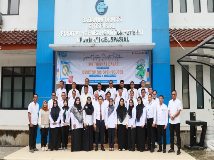 Pemkab Kampar Ikut Berpartisipasi pada Diklat Sistem Informasi Geospasial di Cibinong Jawa Barat