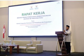Perkuat Pengadaan dan Penyaluran Zakat, Baznas Riau Gelar Raker Penyempurnaan SOP