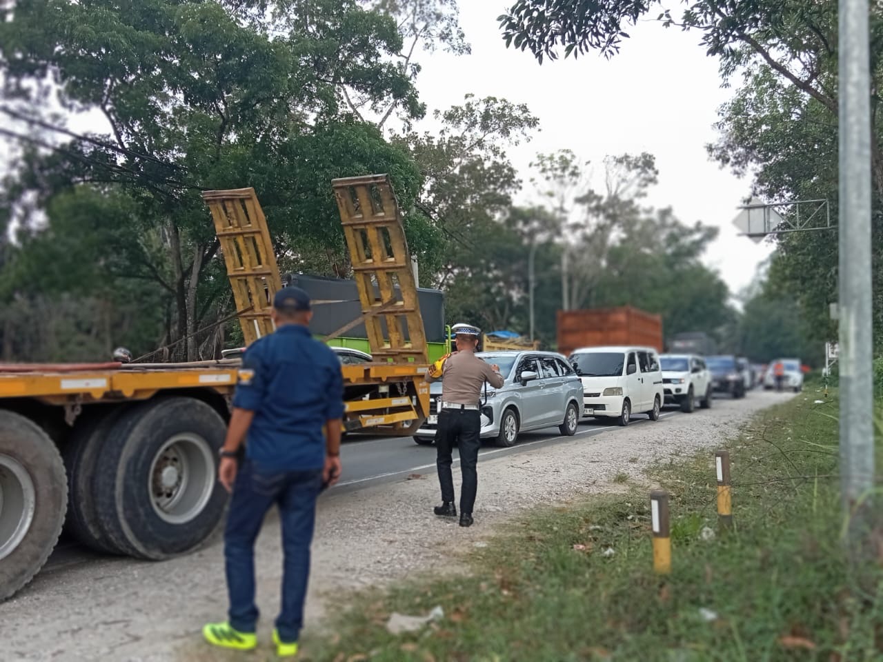 Tertibkan Angkutan Barang, Dishub Pekanbaru Kembali Gelar Razia Gabungan