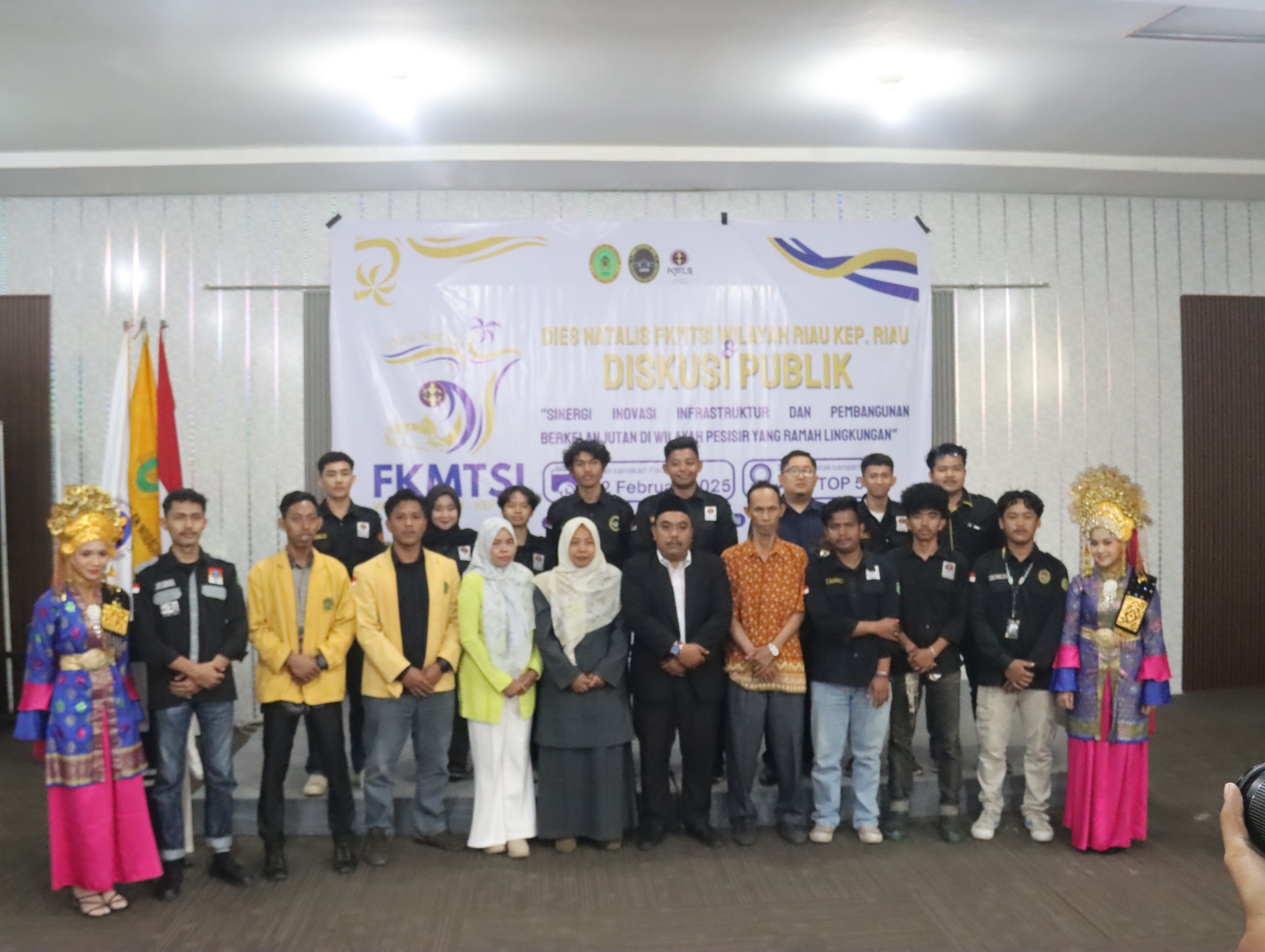 Dies natalis FKMTSI Wilayah II Riau-Kepri Resmi Dibuka, Teknik Sipil Diharapkan Jadi Motor Pembangun
