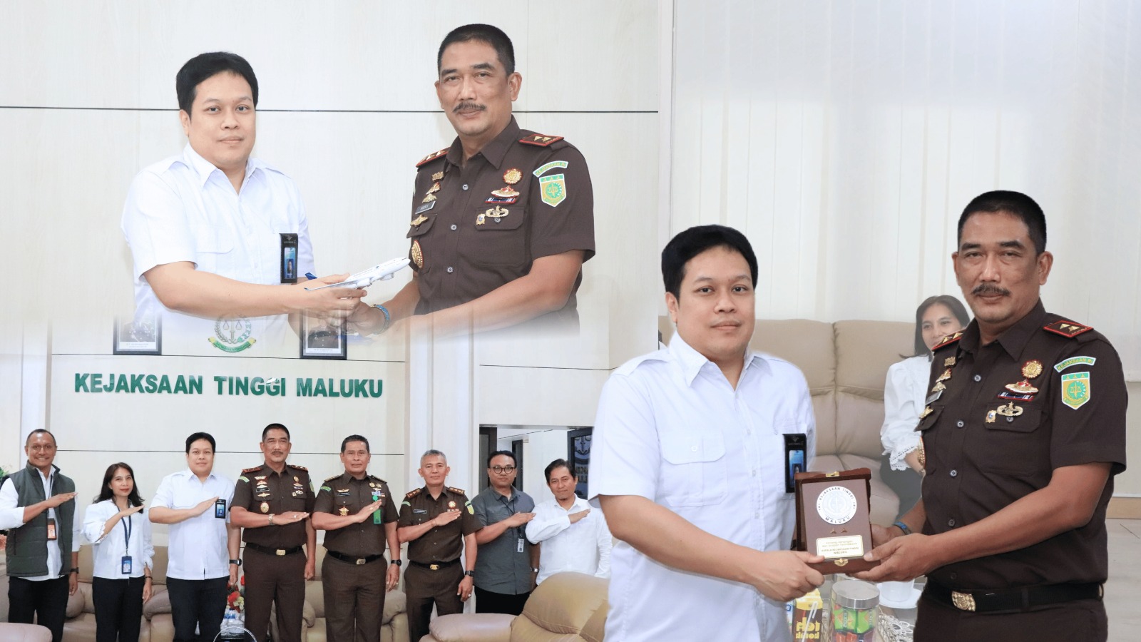 Kajati Maluku Terima Kunjungan Silaturahmi Manajer Garuda Indonesia Branch Office AmbonÂ
