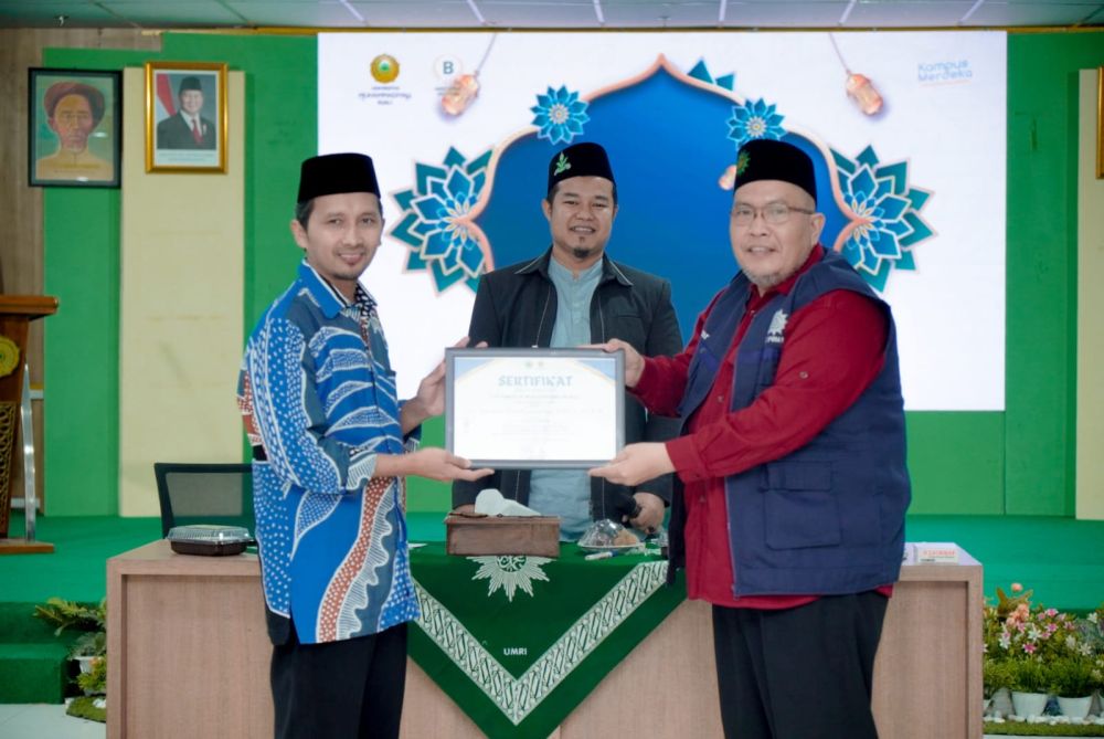 Dukung Pengembangan SDM, UMRI Laksanakan Baitul Arqam untuk Dosen dan Tenaga Kependidikan