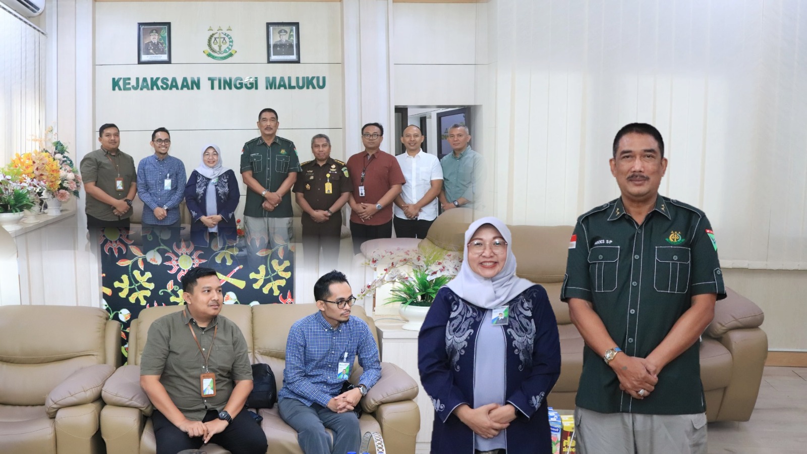 Kajati Maluku Terima Kunjungan Kerja Kakan BPJS Tenaga Kerja Cabang Maluku