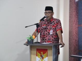 Pj. Sekdakab Inhil H. Tantawi Jauhari Buka Sosialisasi Perlindungan Ekosistem Pekerja Desa