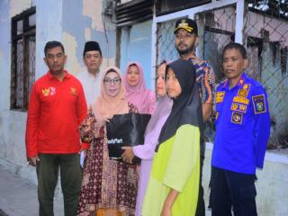 Wakil Bupati Kampar Kunjungi Korban Bencana Kebakaran